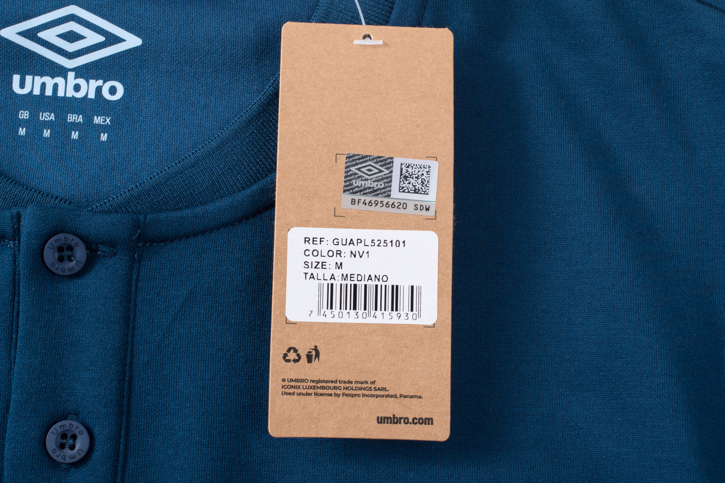 Camisa Polo Azul GUA 25/26