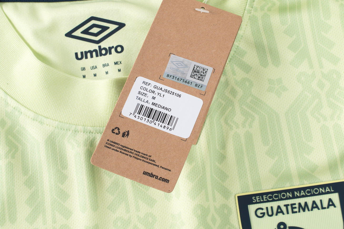 Camisa Pre Match Yelow GUA 25/26