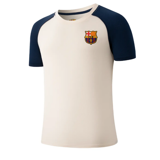 Camisola Beige Azul Barca